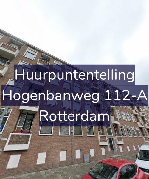 Foto gevel Huurpuntentelling voor Hogenbanweg 112-A, Rotterdam