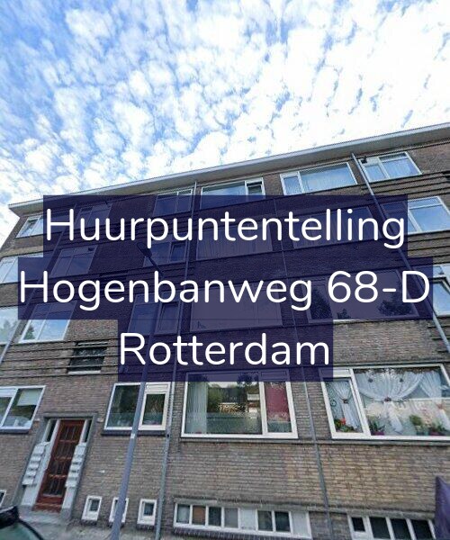 Foto gevel Huurpuntentelling voor Hogenbanweg 68-D, Rotterdam
