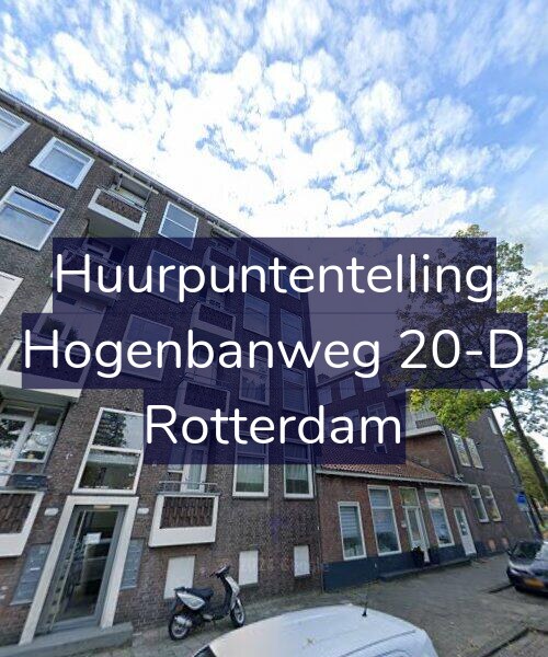 Foto gevel Huurpuntentelling voor Hogenbanweg 20-D, Rotterdam
