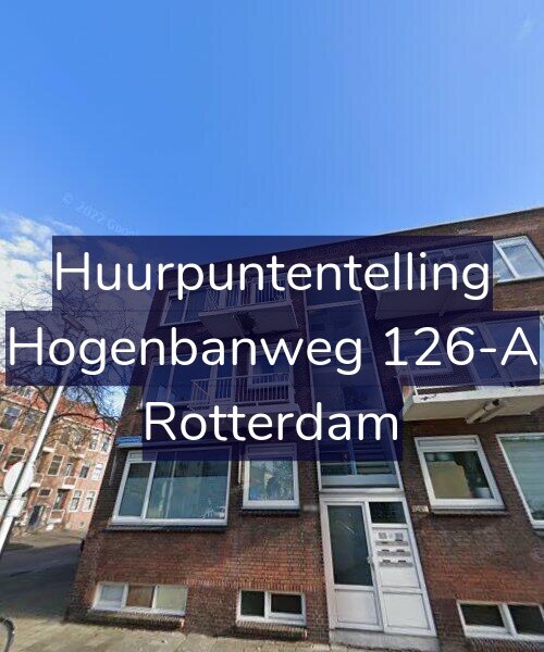 Foto gevel Huurpuntentelling voor Hogenbanweg 126-A, Rotterdam