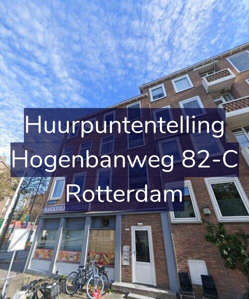 Foto gevel Huurpuntentelling voor Hogenbanweg 82-C, Rotterdam