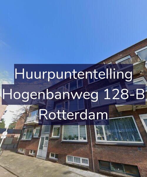 Foto gevel Huurpuntentelling voor Hogenbanweg 128-B, Rotterdam