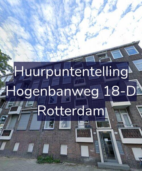 Foto gevel Huurpuntentelling voor Hogenbanweg 18-D, Rotterdam