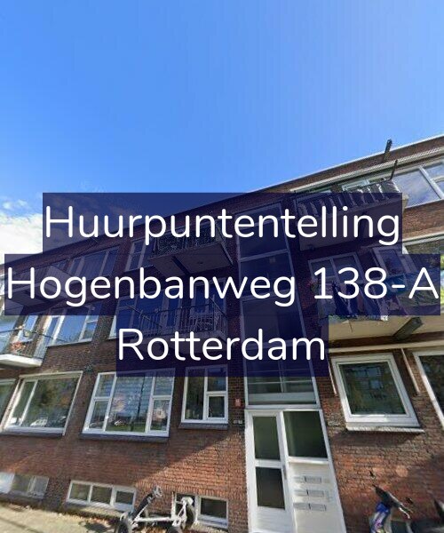 Foto gevel Huurpuntentelling voor Hogenbanweg 138-A, Rotterdam