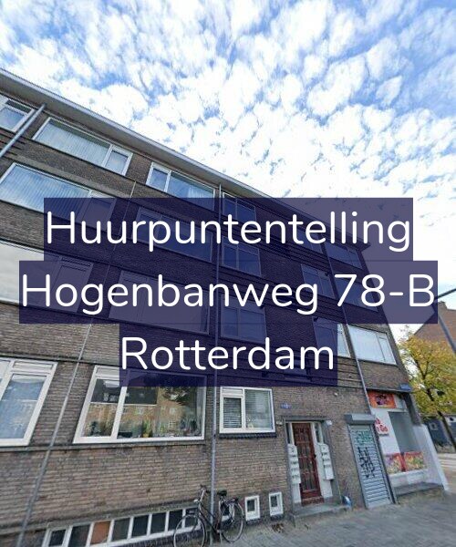 Foto gevel Huurpuntentelling voor Hogenbanweg 78-B, Rotterdam