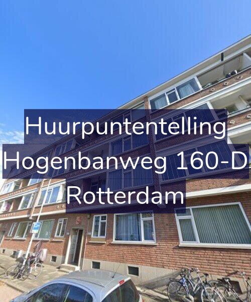Foto gevel Huurpuntentelling voor Hogenbanweg 160-D, Rotterdam