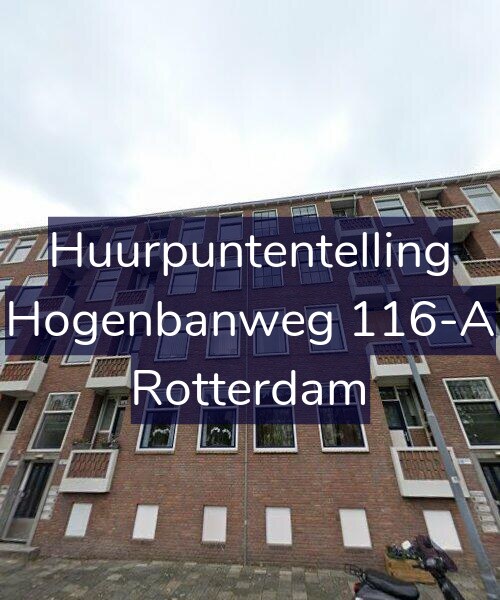 Foto gevel Huurpuntentelling voor Hogenbanweg 116-A, Rotterdam