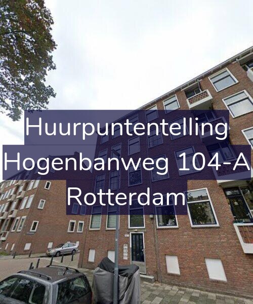Foto gevel Huurpuntentelling voor Hogenbanweg 104-A, Rotterdam