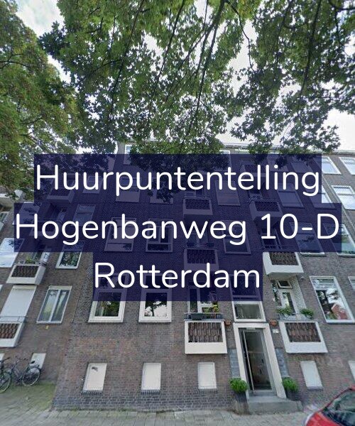Foto gevel Huurpuntentelling voor Hogenbanweg 10-D, Rotterdam