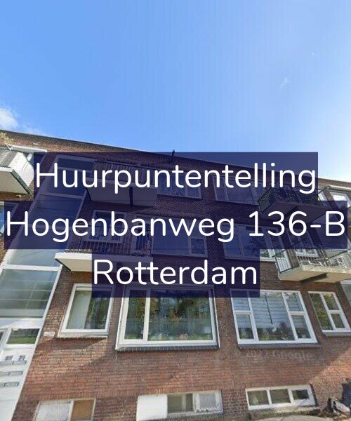 Foto gevel Huurpuntentelling voor Hogenbanweg 136-B, Rotterdam
