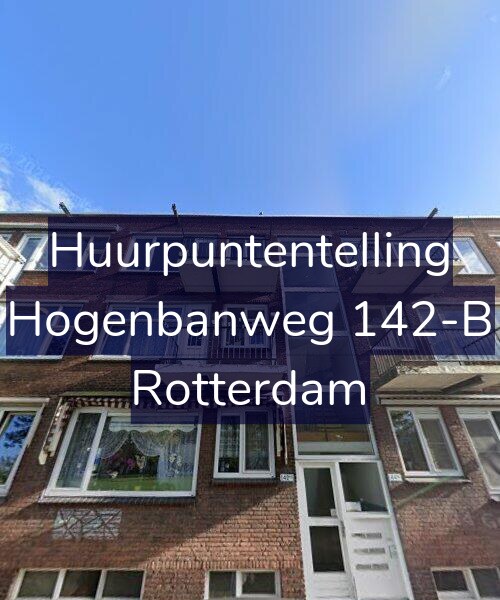 Foto gevel Huurpuntentelling voor Hogenbanweg 142-B, Rotterdam