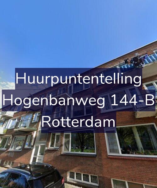 Foto gevel Huurpuntentelling voor Hogenbanweg 144-B, Rotterdam