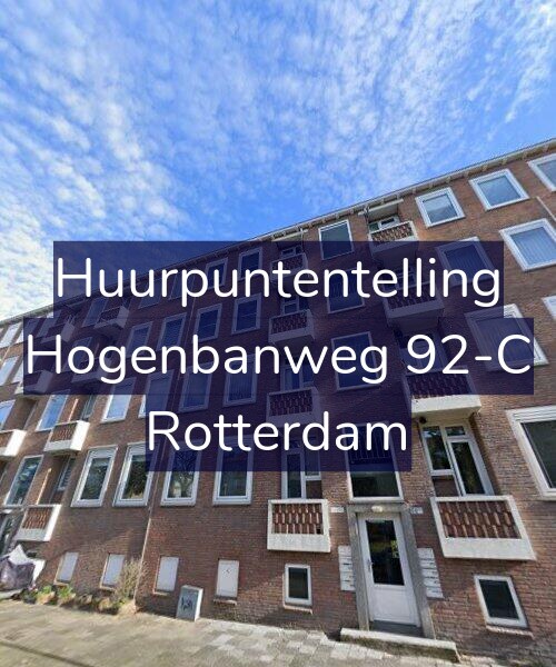 Foto gevel Huurpuntentelling voor Hogenbanweg 92-C, Rotterdam