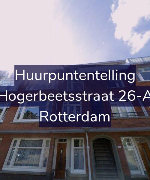 Foto gevel Huurpuntentelling voor Hogerbeetsstraat 26-A, Rotterdam