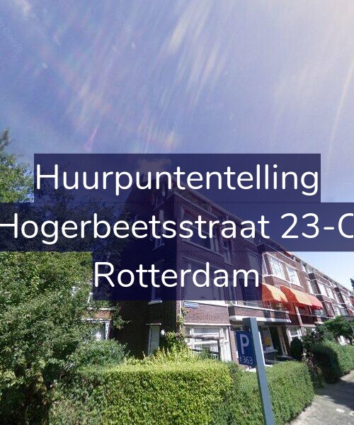 Foto gevel Huurpuntentelling voor Hogerbeetsstraat 23-C, Rotterdam