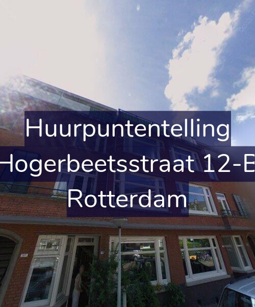 Foto gevel Huurpuntentelling voor Hogerbeetsstraat 12-B, Rotterdam
