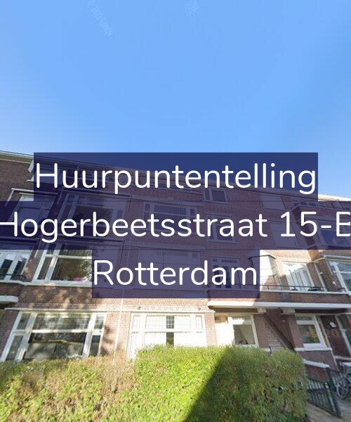Foto gevel Huurpuntentelling voor Hogerbeetsstraat 15-B, Rotterdam