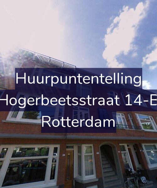 Foto gevel Huurpuntentelling voor Hogerbeetsstraat 14-B, Rotterdam