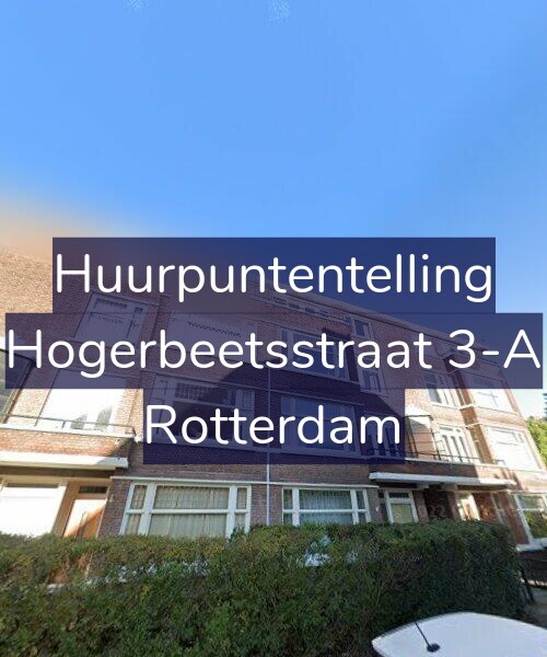 Foto gevel Huurpuntentelling voor Hogerbeetsstraat 3-A, Rotterdam