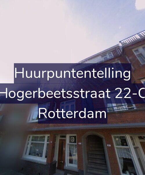 Foto gevel Huurpuntentelling voor Hogerbeetsstraat 22-C, Rotterdam