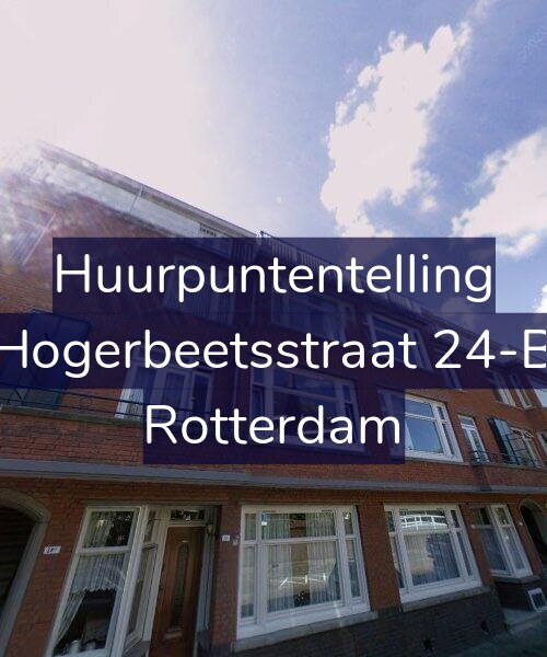 Foto gevel Huurpuntentelling voor Hogerbeetsstraat 24-B, Rotterdam