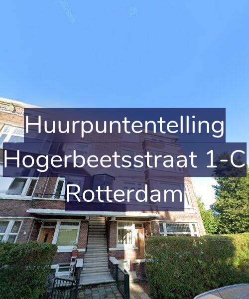 Foto gevel Huurpuntentelling voor Hogerbeetsstraat 1-C, Rotterdam