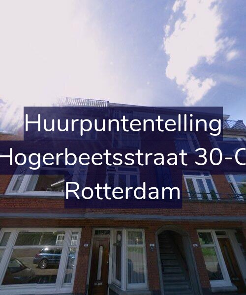 Foto gevel Huurpuntentelling voor Hogerbeetsstraat 30-C, Rotterdam