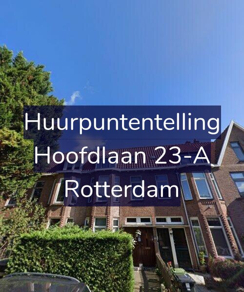 Foto gevel Huurpuntentelling voor Hoofdlaan 23-A, Rotterdam