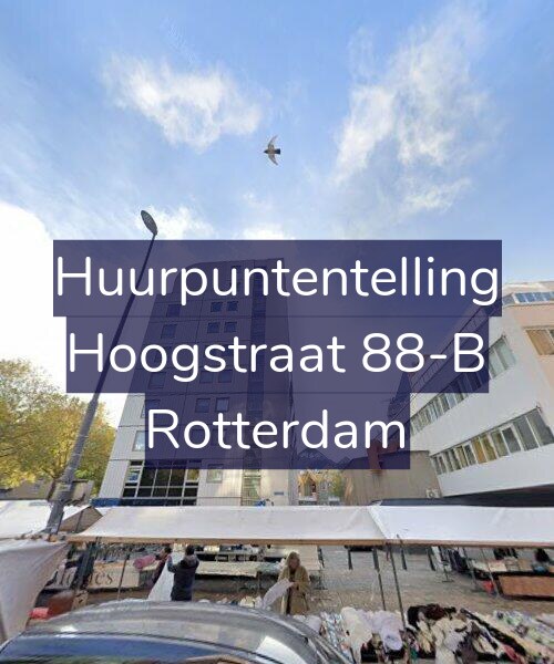 Foto gevel Huurpuntentelling voor Hoogstraat 88-B, Rotterdam