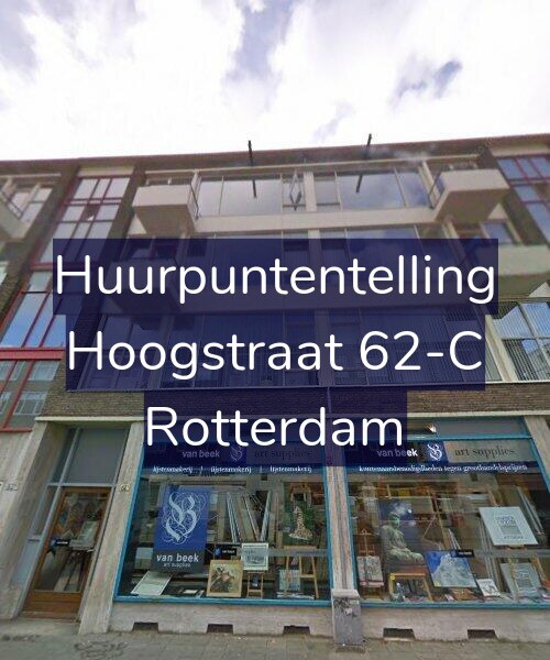 Foto gevel Huurpuntentelling voor Hoogstraat 62-C, Rotterdam