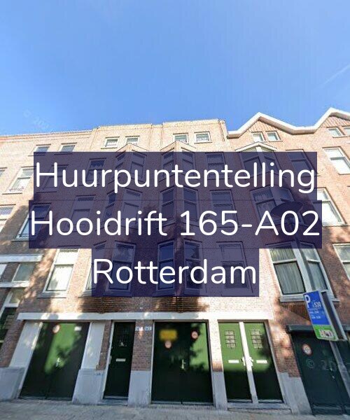 Foto gevel Huurpuntentelling voor Hooidrift 165-A02, Rotterdam