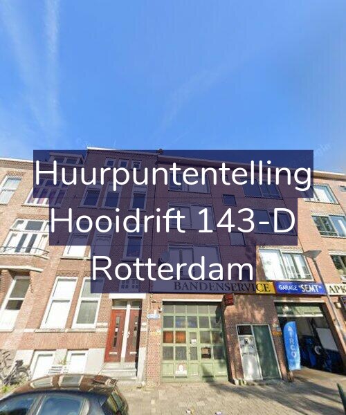 Foto gevel Huurpuntentelling voor Hooidrift 143-D, Rotterdam