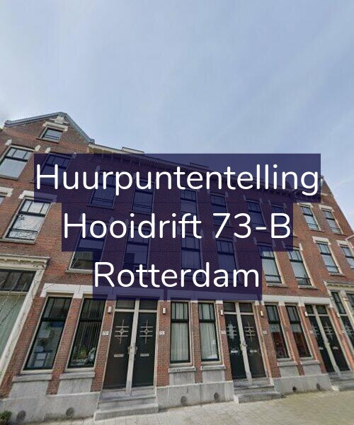 Foto gevel Huurpuntentelling voor Hooidrift 73-B, Rotterdam