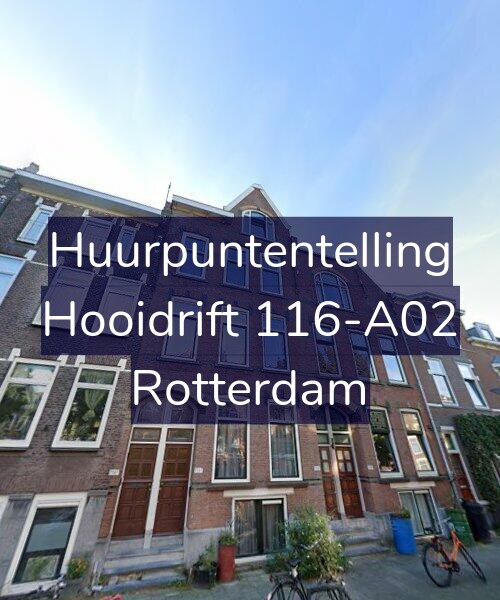 Foto gevel Huurpuntentelling voor Hooidrift 116-A02, Rotterdam