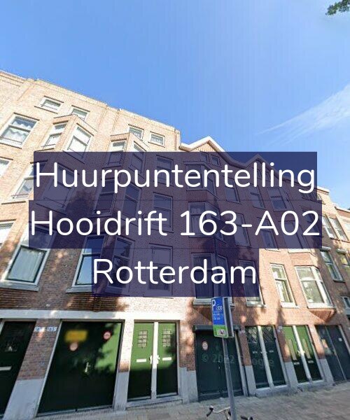 Foto gevel Huurpuntentelling voor Hooidrift 163-A02, Rotterdam
