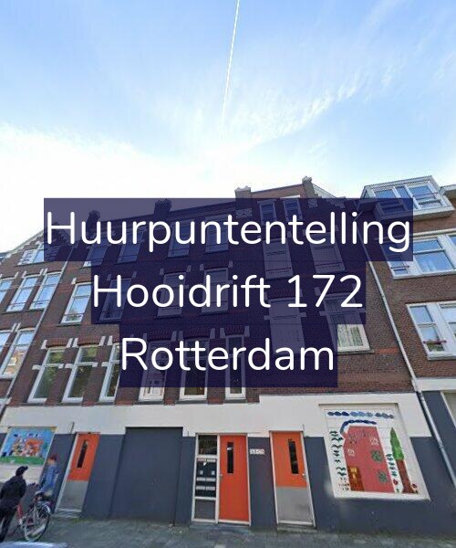 Foto gevel Huurpuntentelling voor Hooidrift 172, Rotterdam