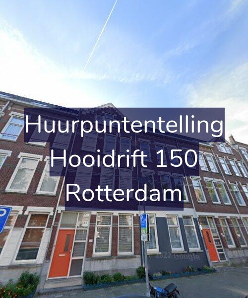 Foto gevel Huurpuntentelling voor Hooidrift 150, Rotterdam