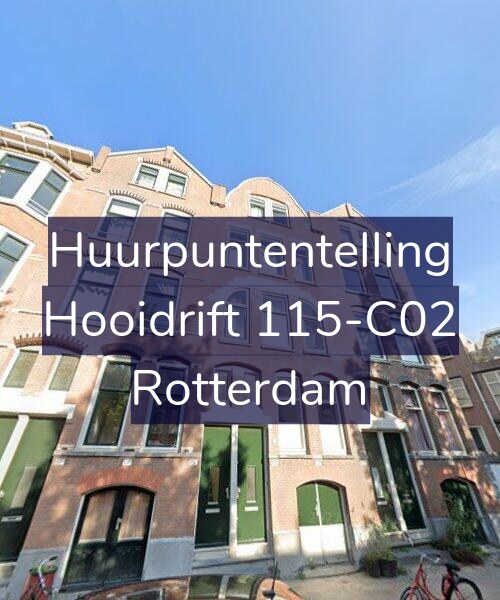 Foto gevel Huurpuntentelling voor Hooidrift 115-C02, Rotterdam