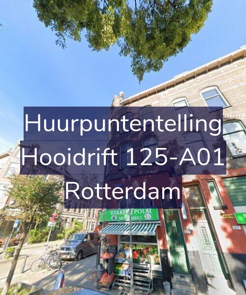 Foto gevel Huurpuntentelling voor Hooidrift 125-A01, Rotterdam