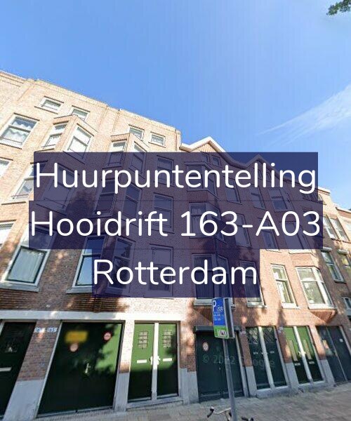 Foto gevel Huurpuntentelling voor Hooidrift 163-A03, Rotterdam