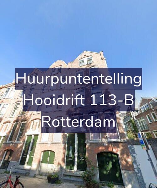 Foto gevel Huurpuntentelling voor Hooidrift 113-B, Rotterdam