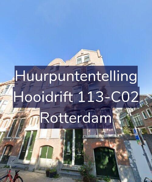 Foto gevel Huurpuntentelling voor Hooidrift 113-C02, Rotterdam