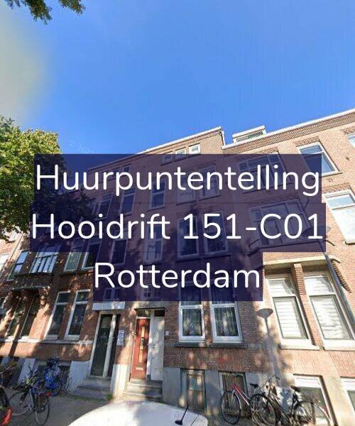 Foto gevel Huurpuntentelling voor Hooidrift 151-C01, Rotterdam
