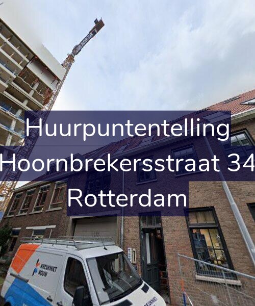 Foto gevel Huurpuntentelling voor Hoornbrekersstraat 34, Rotterdam