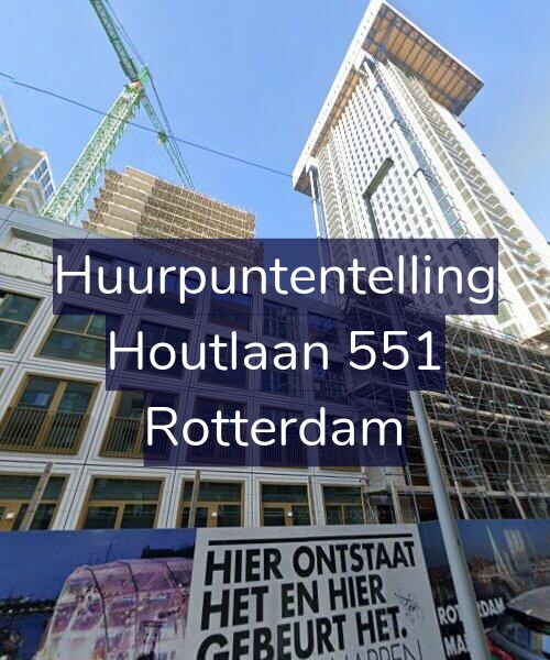 Foto gevel Huurpuntentelling voor Houtlaan 551, Rotterdam