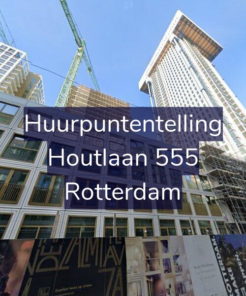 Foto gevel Huurpuntentelling voor Houtlaan 555, Rotterdam
