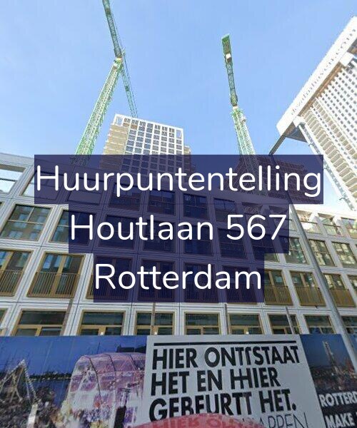 Foto gevel Huurpuntentelling voor Houtlaan 567, Rotterdam