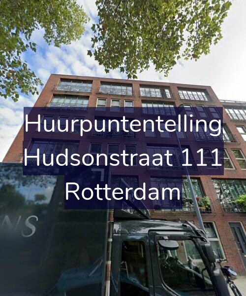 Foto gevel Huurpuntentelling voor Hudsonstraat 111, Rotterdam