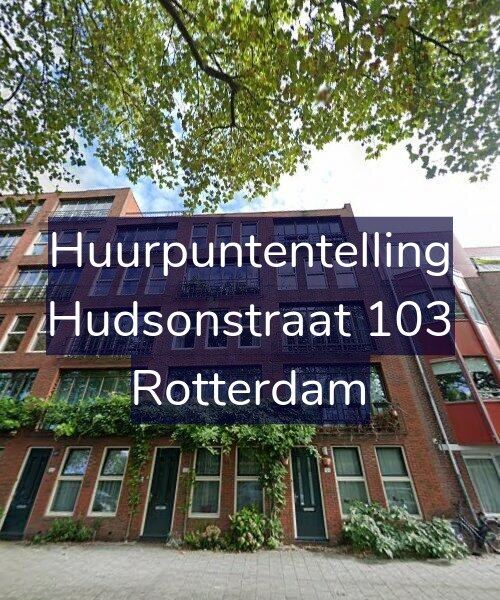 Foto gevel Huurpuntentelling voor Hudsonstraat 103, Rotterdam