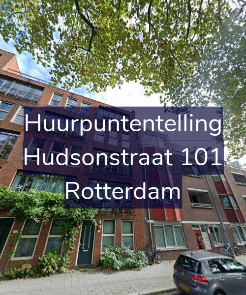 Foto gevel Huurpuntentelling voor Hudsonstraat 101, Rotterdam